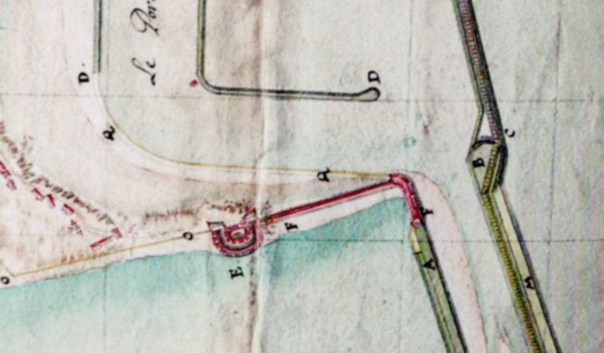 Plan de 1691 de Pierre Clément